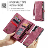 CaseMe Samsung Galaxy A17 Cover 008 Series Aftageligt Cover Rød