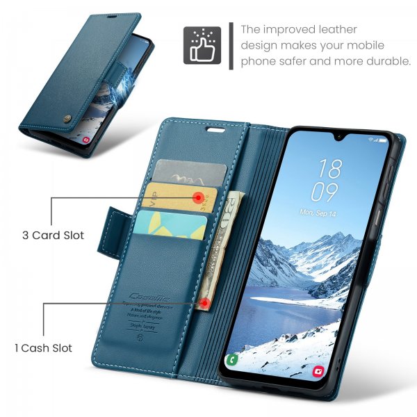 CaseMe Samsung Galaxy A17 Cover 023 Series Blå