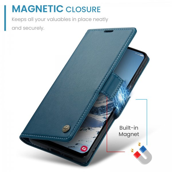 CaseMe Samsung Galaxy A17 Cover 023 Series Blå