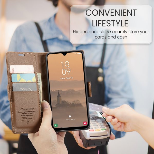 CaseMe Samsung Galaxy A17 Cover 023 Serie Brun