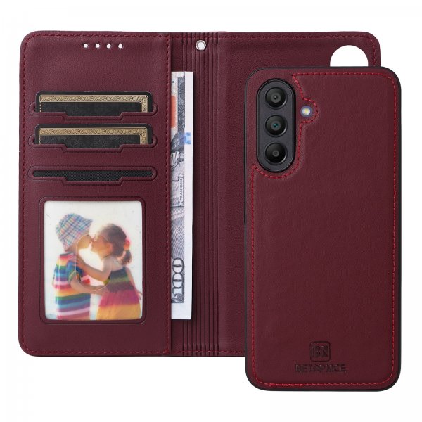 Bagsidecover Samsung Galaxy A17 Etui med Aftageligt Cover 005 Rød