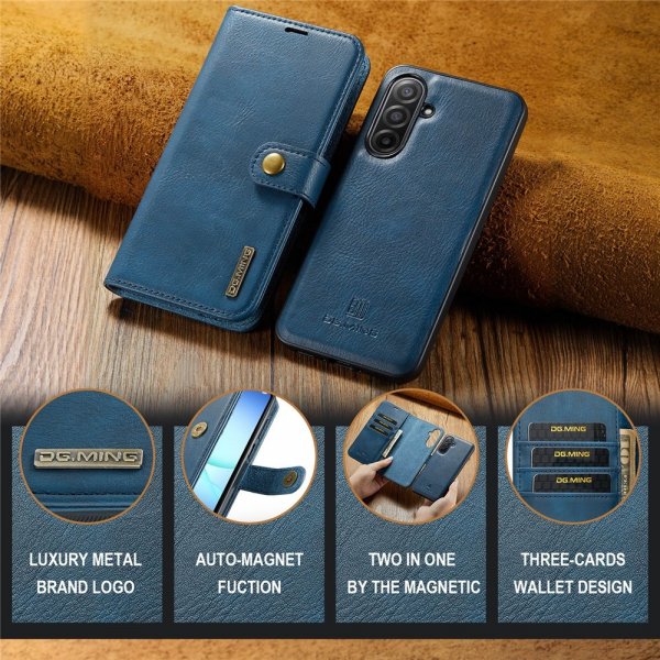 Dg.Ming Samsung Galaxy A17 Cover med Aftageligt Cover Blå