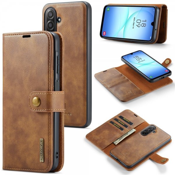 Dg.Ming Samsung Galaxy A17 Cover med Aftageligt Cover Brun
