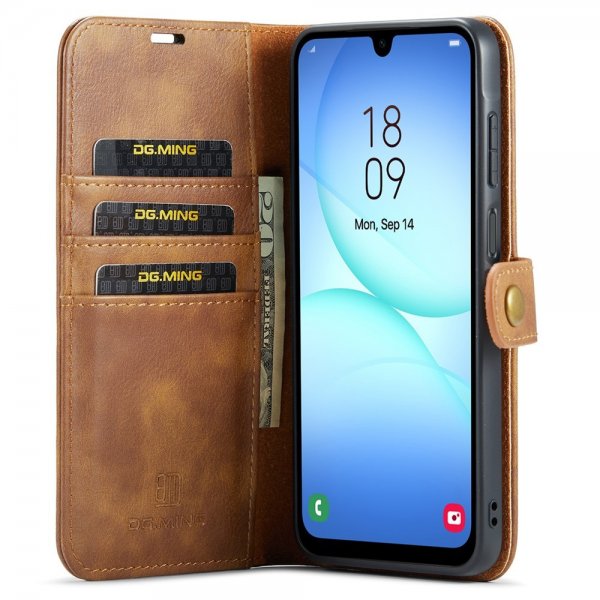 Dg.Ming Samsung Galaxy A17 Cover med Aftageligt Cover Brun