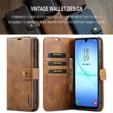 Dg.Ming Samsung Galaxy A17 Cover med Aftageligt Cover Brun