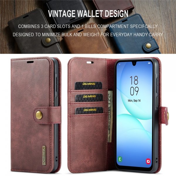 Dg.Ming Samsung Galaxy A17 Cover med Aftageligt Cover Rød