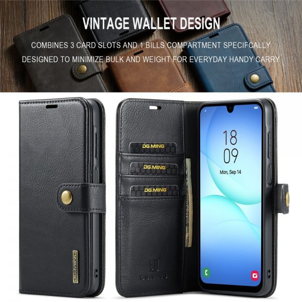 Dg.Ming Samsung Galaxy A17 Cover med Aftageligt Cover Sort