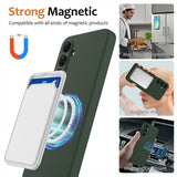 Samsung Galaxy A17 Cover med Strap Silikone MagSafe Mørkegrøn