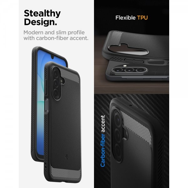 Spigen Samsung Galaxy A17 Cover Rugged Armor Mat Sort