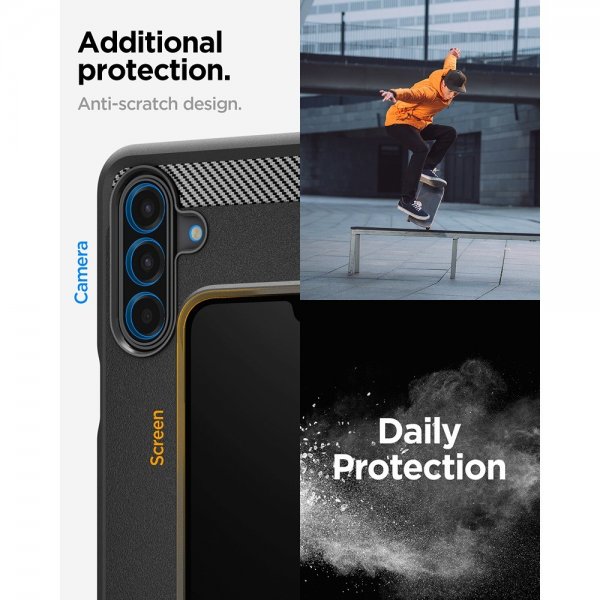 Spigen Samsung Galaxy A17 Cover Rugged Armor Mat Sort