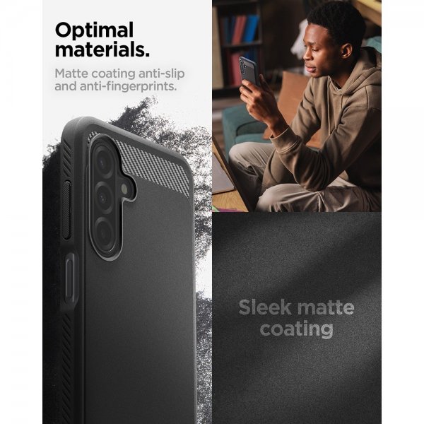 Spigen Samsung Galaxy A17 Cover Rugged Armor Mat Sort