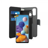Puro Samsung Galaxy A21s Etui Wallet Detachable 2-i-1 Sort