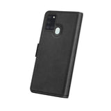 Rvelon Samsung Galaxy A21s Cover Magnetisk Aftageligt Etui Sort