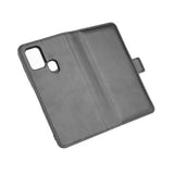 Rvelon Samsung Galaxy A21s Cover Magnetisk Aftageligt Etui Sort