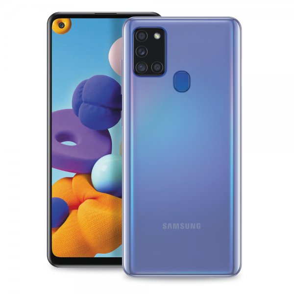 Puro Samsung Galaxy A21s Cover Nude Transparent