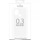 Puro Samsung Galaxy A21s Cover Nude Transparent