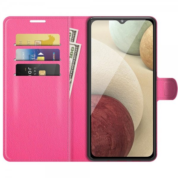 Samsung Galaxy A22 4G Cover Litchi Magenta