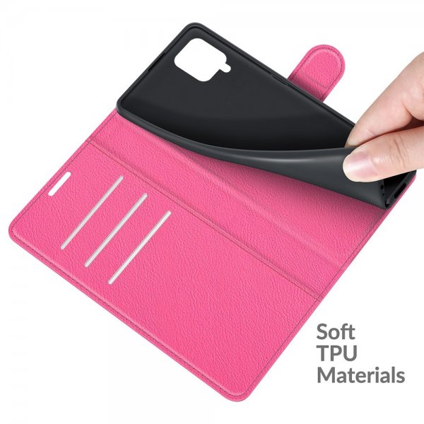 Samsung Galaxy A22 4G Cover Litchi Magenta