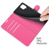 Samsung Galaxy A22 4G Cover Litchi Magenta