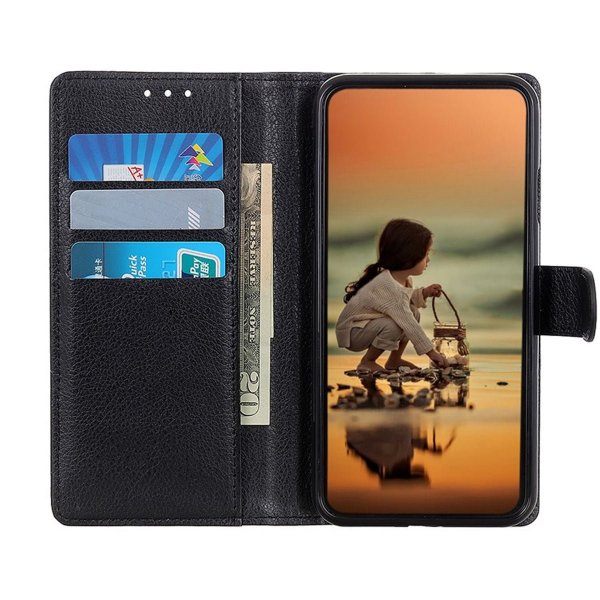 Rvelon Samsung Galaxy A22 4G Cover Stativfunktion Sort