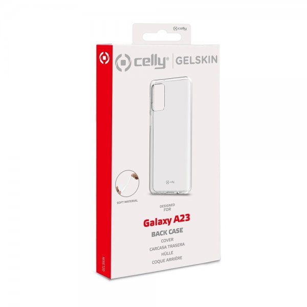 Celly Samsung Galaxy A23 5G Cover GELSKIN Transparent