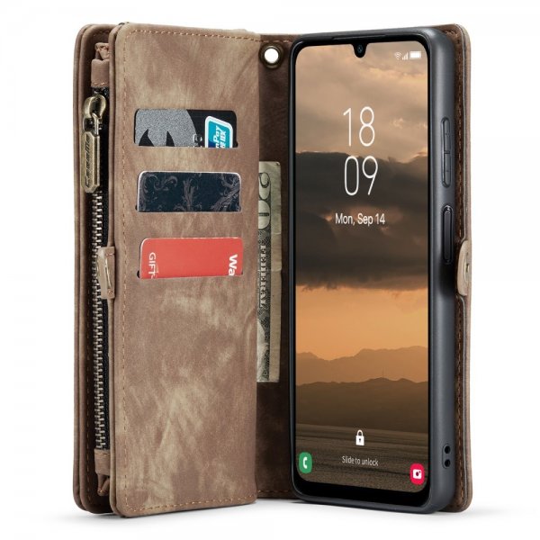 CaseMe Samsung Galaxy A25 Cover 008 Series Aftageligt Etui Brun
