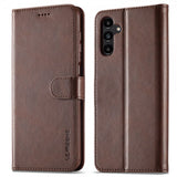 Lc.Imeeke Samsung Galaxy A25 Etui med Kortlomme Standerfunktion Mørkebrun