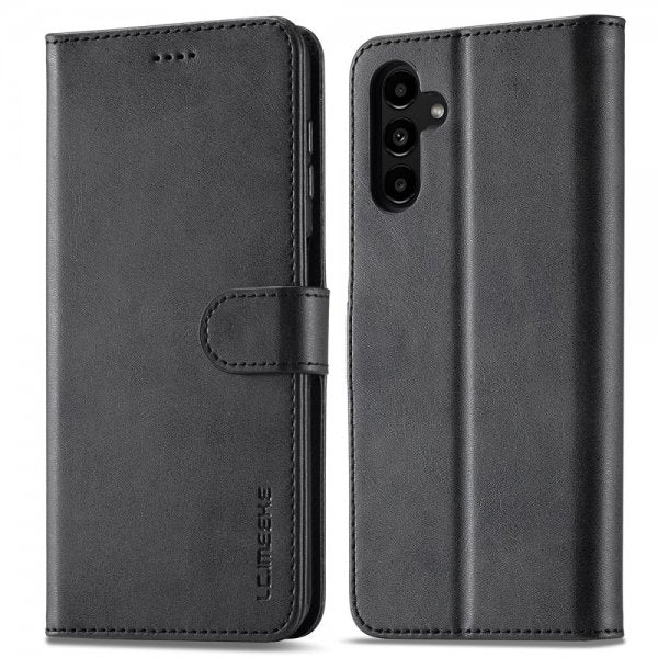 Lc.Imeeke Samsung Galaxy A25 Etui med Kortlomme Stativfunktion Sort