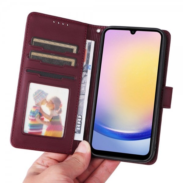 Betopnice Samsung Galaxy A25 Cover med Aftageligt Cover 005 Rød