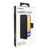 Celly Samsung Galaxy A25 Cover Wally Wallet Case Sort