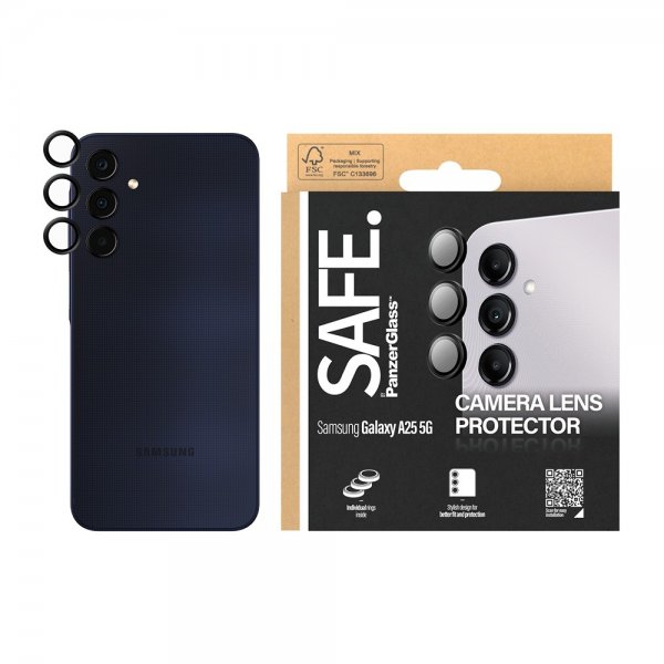 SAFE by PanzerGlass Samsung Galaxy A25 Kamerabeskyttelse Kamera Protector Sort