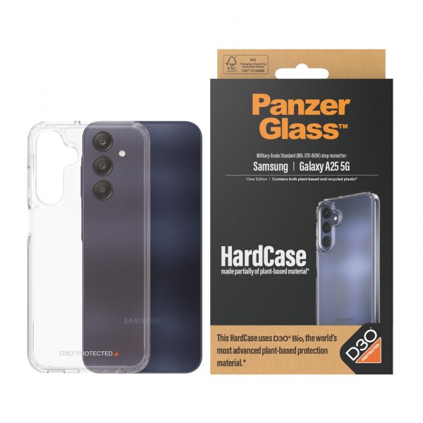 PanzerGlass Samsung Galaxy A25 Cover HardCase D3O Transparent