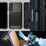 Spigen Samsung Galaxy A25 Cover Rugged Armor Mat Sort