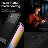Spigen Samsung Galaxy A25 Cover Rugged Armor Mat Sort