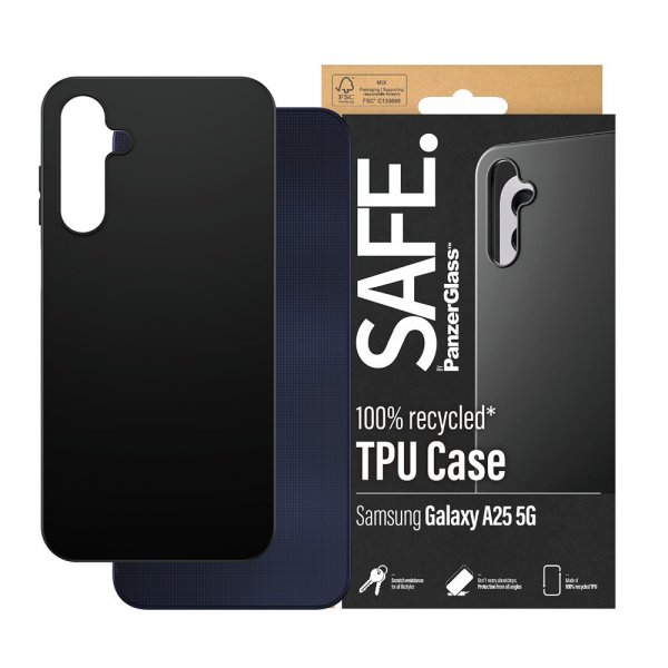 SAFE by PanzerGlass Samsung Galaxy A25 Cover Soft TPU Case Sort