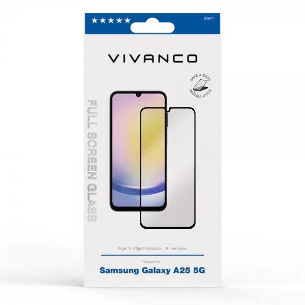 Vivanco Samsung Galaxy A25 Skærmbeskytter Fuld Skærm