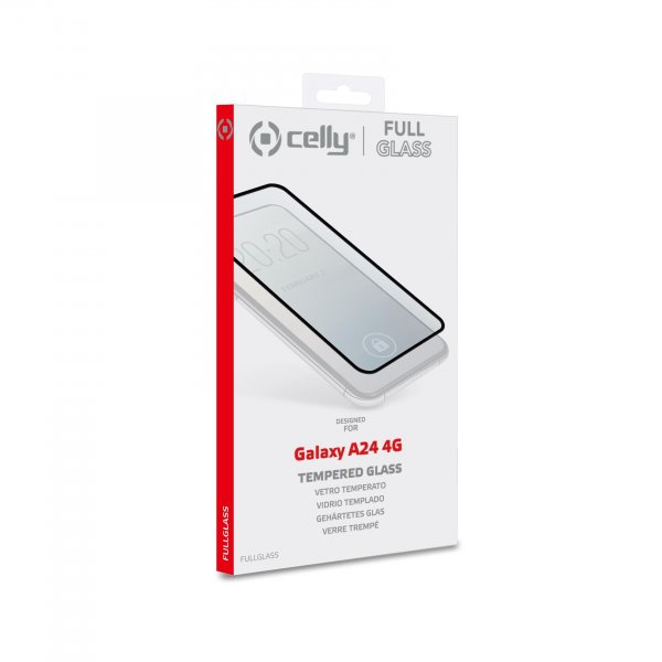 Celly Samsung Galaxy A24/A25 Skærmbeskyttelse FULLGLASS