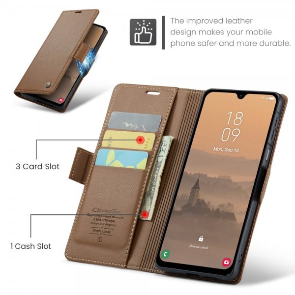 CaseMe Samsung Galaxy A26 Cover 023 Series Brun