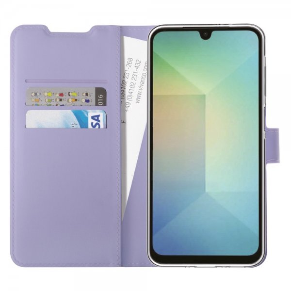 Vivanco Samsung Galaxy A26 Etui Classic Wallet Lavendel