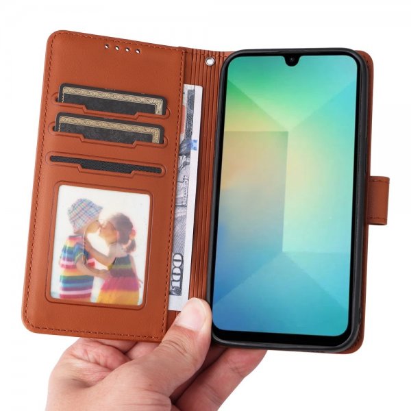 Betopnice Samsung Galaxy A26 Etui med Aftageligt Cover 005 Brun