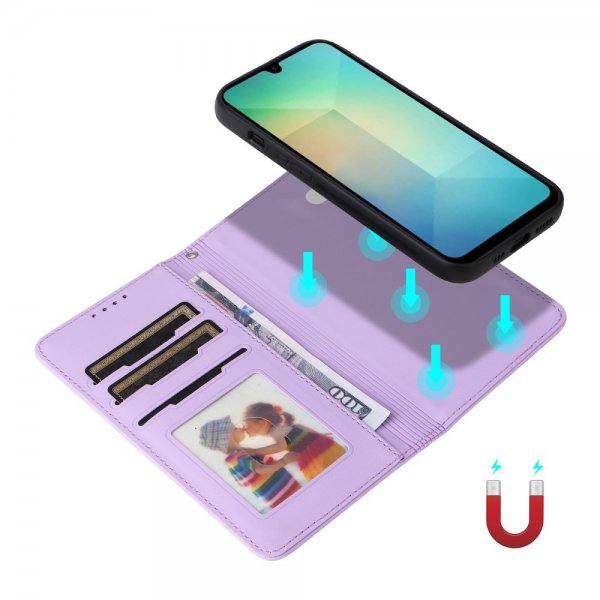 Betopnice Samsung Galaxy A26 Cover med aftagelig skal 005 Lilla