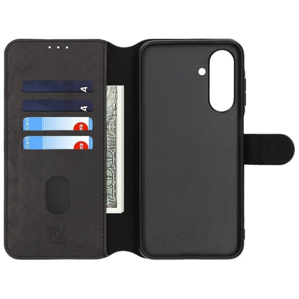 Rvelon Samsung Galaxy A26 Etui 4 Kortfag Sort