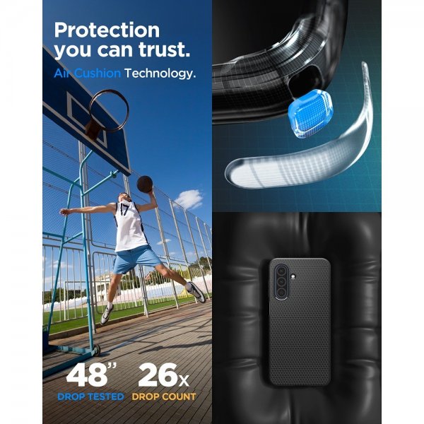 Spigen Samsung Galaxy A26 Cover Liquid Air Mat Sort