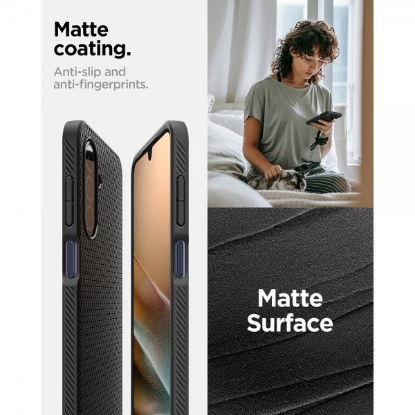 Spigen Samsung Galaxy A26 Cover Liquid Air Mat Sort