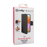Celly Samsung Galaxy A32 4G Etui Wally Wallet Case Sort