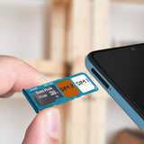 Samsung Galaxy A32 4G SIM-kortholder - Blå