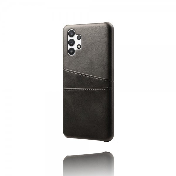 Samsung Galaxy A32 5G Cover med to Kortlommer Sort