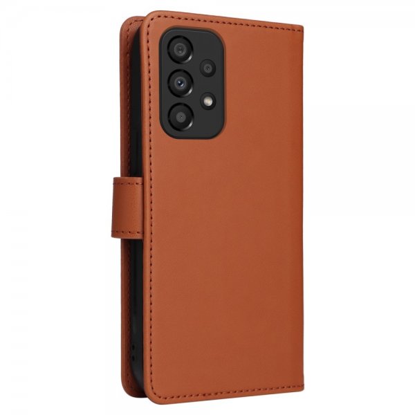 Betopnice Samsung Galaxy A33 5G Etui med aftageligt Cover 005 Brun