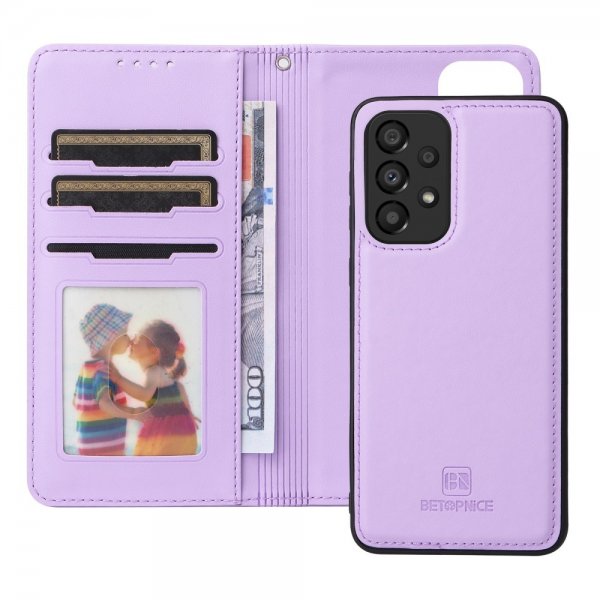 Betopnice Samsung Galaxy A33 5G Etui med aftageligt cover 005 Lilla