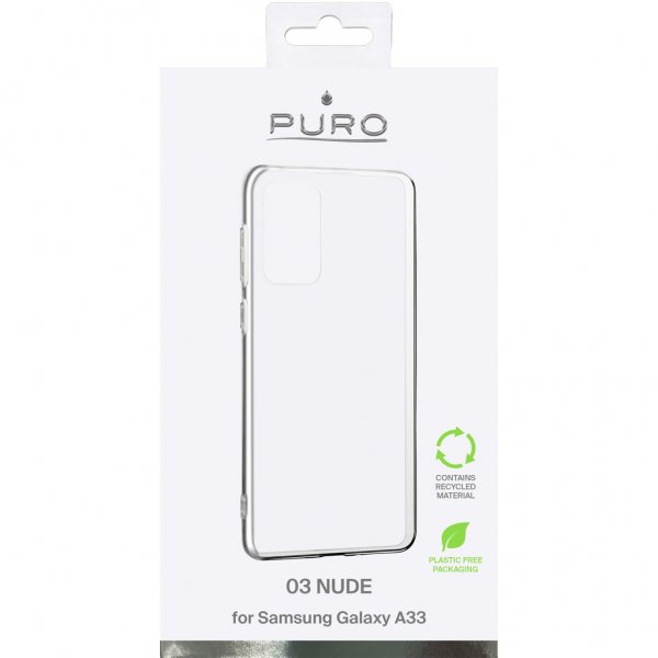 Puro Samsung Galaxy A33 5G Cover Nude Transparent